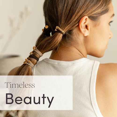By Lilla Bracelet Hair Ties - Stretchy Hair Tie Bracelets - Decorative Handmade Jewelry for Women¡¯s Wrist and Ponytail
