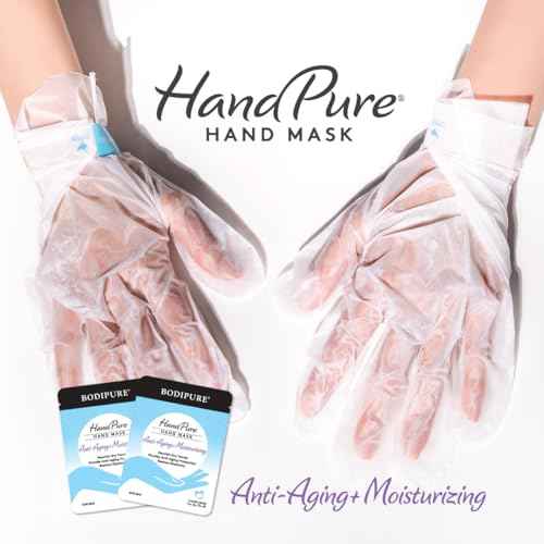 Bodipure HandPure Moisturizing Hand Gloves Manicure Kit Soft Hand Mask & Manicure Gloves - Moisturizing Hand and Nail Treatment And Strengthener (50 Packs)