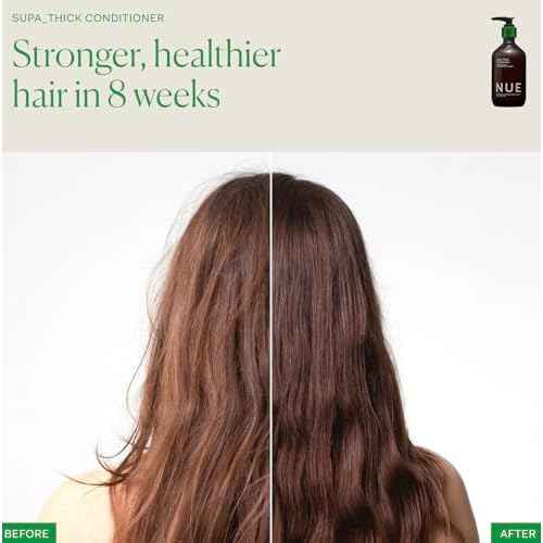 The Nue Co. SUPA THICK CONDITIONER, Supports Hair Growth and Scalp Health, Hydrating, For All Hair Types, Vegan, 8.45 fl oz