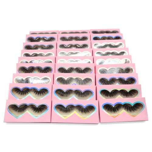 3D5D False Eyelashes 15-18mm Includes 3 Styles 27 Pair PACK Mix Cross Fluffy Natural Look Luxury Volume Faux Mink Lashes Reusable Strip Lashes, Mulitpack