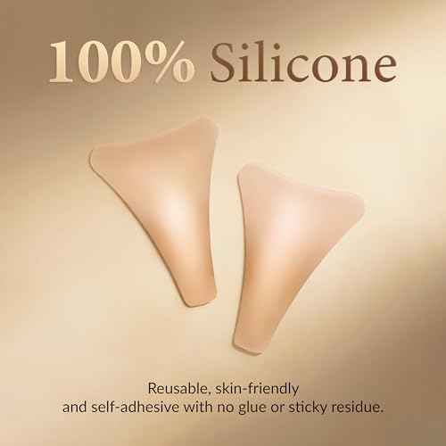 Anti Camel Toe Underwear - Silicone Camel Toe Concealer for Swimsuit, Underwear, 2-Pack, Nude, Y Shape