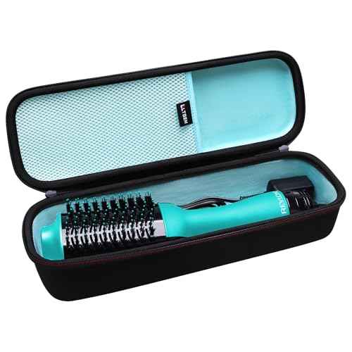 Hard Travel Case for REVLON One-Step Volumizer Original 1.0 / Volumizer Plus 2.0 Hair Dryer and Hot Air Brush,Teal (Case Only)