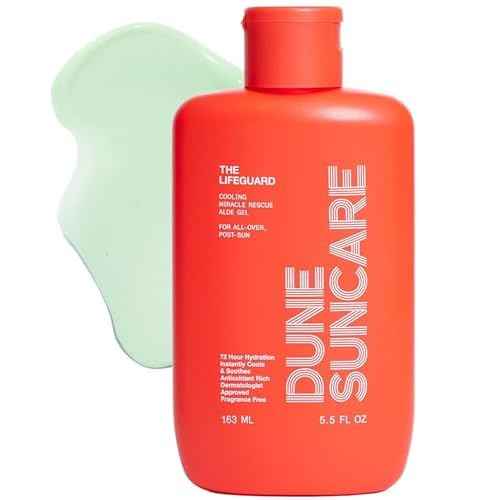 The Lifeguard Aloe Vera Sunburn Gel ? After Sun Protection for Sunburn Relief with Minty Cooling ? Fast-Absorbing Formula for Sun-Exposed Skin ? Vegan, Non-Sticky, Hydrating Formula (5.5 Fl Oz)