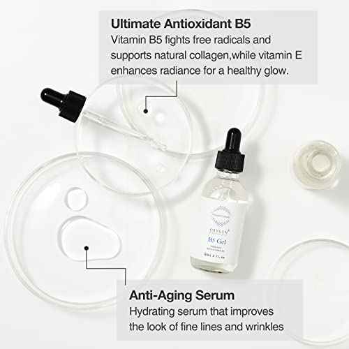 OxygenCeuticals B5 Gel ? Hydrating Serum with Vitamin B5 (Panthenol), Hyaluronic Acid & Adenosine, Moisturizing & Anti-Wrinkle Care for Healthy, Elastic Skin. 1.01 fl.oz (30ml)
