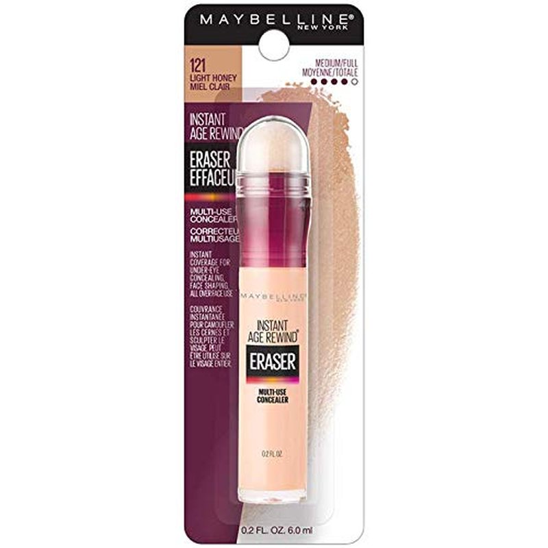 Maybelline Instant Age Rewind Eraser Concealer - Dark Circles Treatment, 121, 1 Count