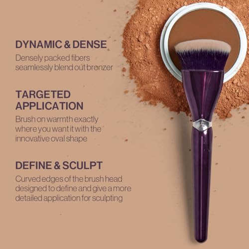 Anisa Beauty Buffing Bronzer Brush - Premium, Ultra-Soft Synthetic Fibers for Smooth, Flawless Bronzer Application - Ideal for Powder, Cream, and Liquid Formulas - Cruelty-Free, Vegan Makeup Brush