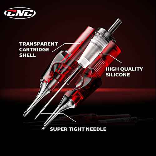 CNC 3RLT Tattoo Cartridges Needles #10 Bugpin 3 Round Liner Super Tight X-Taper Needle 20Pcs Disposable Cartridge with Membrane EN04R-20-1003RLT
