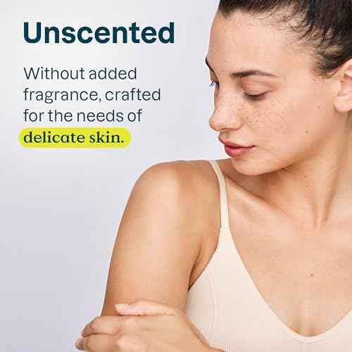 ATTITUDE Body Wash for Sensitive Skin with Oat, EWG Verified, Dermatologically Tested, Vegan, Extra Gentle, Unscented, 16 Fl Oz