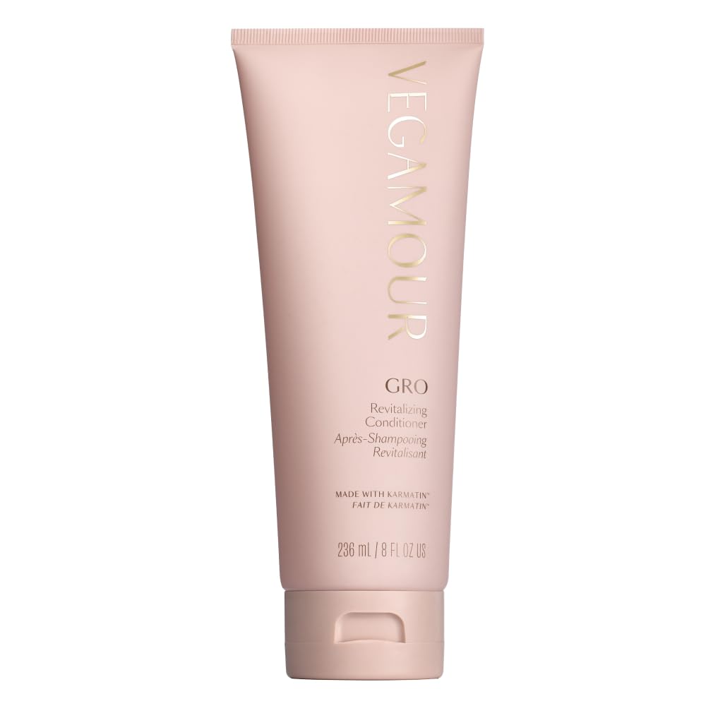 VEGAMOUR GRO Revitalizing Conditioner - Smooth, Strengthen & Shine for Thinning Hair | Vegan & Color Safe (8 Fl Oz)