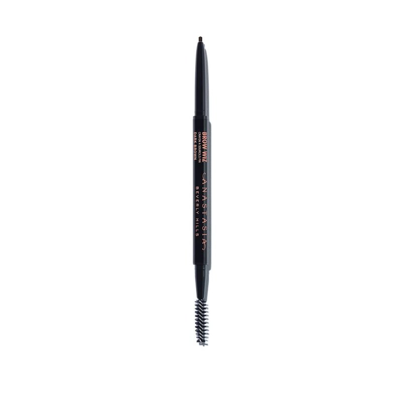 Anastasia Beverly Hills Brow Wiz - Ultra-Slim Retractable Eyebrow Pencil for Hair-Like Strokes, Natural Precision Definition, Longwear Waterproof Smudge-Proof for Filling & Shaping Brows - Dark Brown