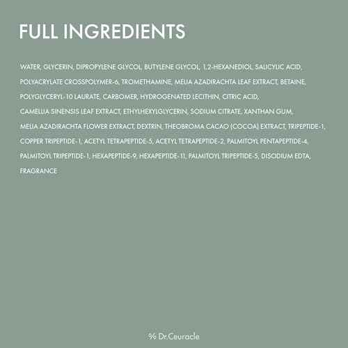 Dr.Ceuracle Vegan BHA & Matcha Ampoule - Gentle Exfoliating Facial Serum, Salicylic Acid for Pores and Sebum Treatment (30ml / 1.01 fl. oz.)