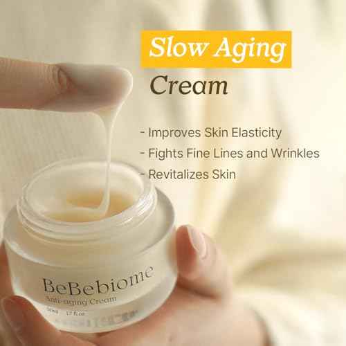 BeBebiome Revitalizing Cream (50ml / 1.7 Fl oz) Rich Texture, Skin Firning, Smoothing Fine Lines, Deep Moisturizer, Soothing, Postbiotics Skincare, NDP
