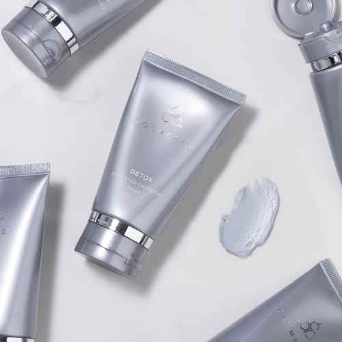 COSMEDIX Exfoliating Face Mask - Deep Cleansing & Detoxifying Facial Mask for Daily Impurities, Oil, Dirt, Dead Skin & Residue - Gentle for Sensitive Skin with Activated Charcoal & Kaolin Clay
