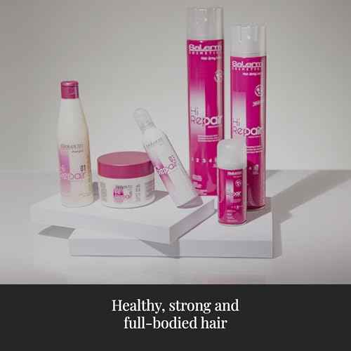 SALERM - Damaged Hair Repair Treatment - Hi Repair Pack with Shampoo 250 ml + Mask 250 ml + Finish 100 ml - Deep Hydration for Damaged Hair - Revitalizes and Rejuvenates - Immediate Effect