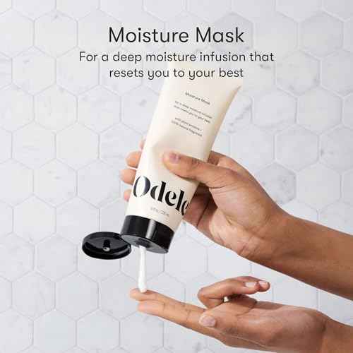 Odele Moisture Hair Mask, Conditioner Treatment with Jojoba and Argan Oils for All Hair Types + Textures, 8 Fl Oz