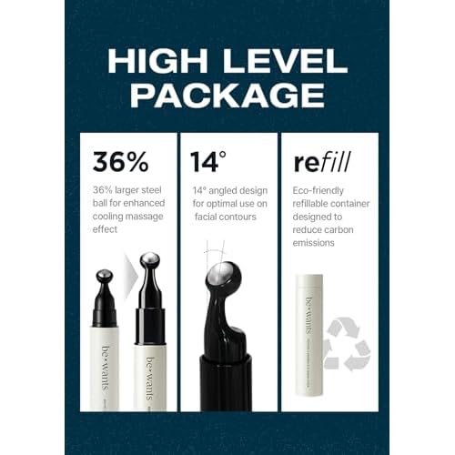 Bewants Peptide-X Firming Eye Serum Stick with Rice-Derived PDRN, Cooling Treatment for Puffiness, Dark Circles & Fine Lines (1 Pack)