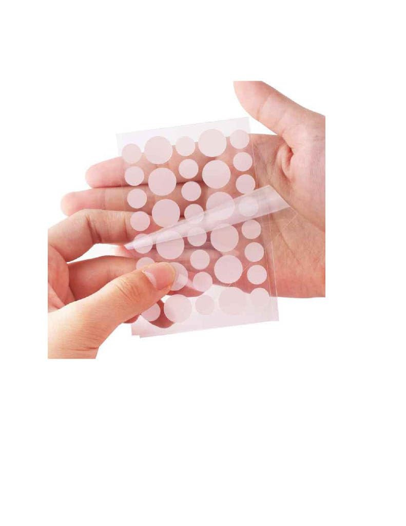 OptiD Pimple Patch, Hydrocolloid Acne Patches for Face, Waterproof & Breathable, Works Day and Night, Shrink Zits & Whiteheads in 1 Use, Nighttime Spot Pimple Stickers (36 Count)