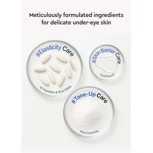 Bewants Peptide-X Firming Eye Serum Stick with Rice-Derived PDRN, Cooling Treatment for Puffiness, Dark Circles & Fine Lines (1 Pack)