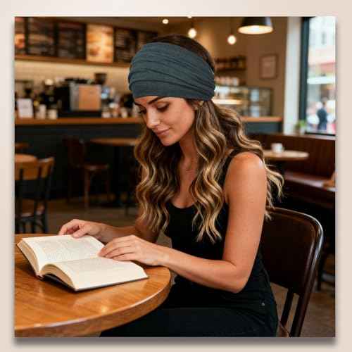 Wide Headbands For Women Extra Large Headband Twisted Knot Head Bands For Women's Hair Band Turban Accessories 6 Pack
