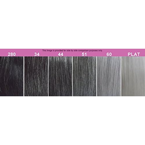Foxy Silver (Weave - HH Yaki Straight) 08 inch - 100% Human Hair Weave in Platinum