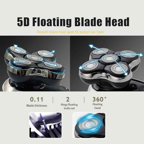 Shaver Replacment Heads Compatible with Remington Balder Boss XR7120/XR7100/XR1600/RX7 Shavers (3 Pack)
