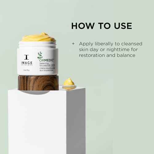 IMAGE Skincare, ORMEDIC Biopeptide Cr?me, Balancing Face Moisturizer with Shea Butter, Hyaluronic Acid and Organic Plant Oils, 2oz