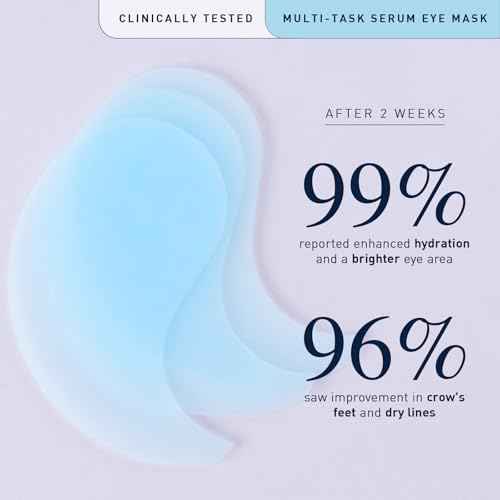 Enaskin Naturals Under Eye Patches for Dark Circles: 60 Pairs Retinol Collagen Eye Gels Mask - Reduce Wrinkles Puffy & Bags - Skin Treatment Pads - Anti Aging Moisturizer For Women (Blue 2 Pack)