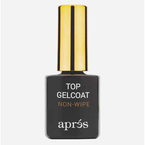 APR?S Non-Wipe Glossy Top Gelcoat - 15ml - Gel Nail Polish Soak Off Top Coat Glossy Finish