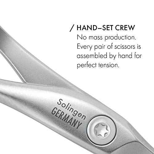 GERMANIKURE 4pc Manicure Set in Black Leather Case - Made in Solingen Germany, FINOX Stainless Steel Tools ? Professional Quality Compact Nail Grooming Kit