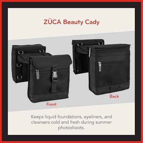 ZUCA Beauty Caddy with Built-in Seat Cushion (Black)