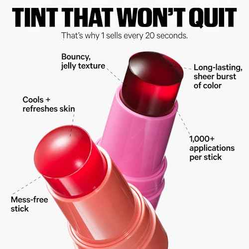 Milk Makeup Cooling Water Jelly Tint ? Long-Lasting Sheer Lip + Cheek Stain with Firming Vegan Collagen + Hydrating Aloe ? Transfer Proof, Buildable Lip Tint + Blush