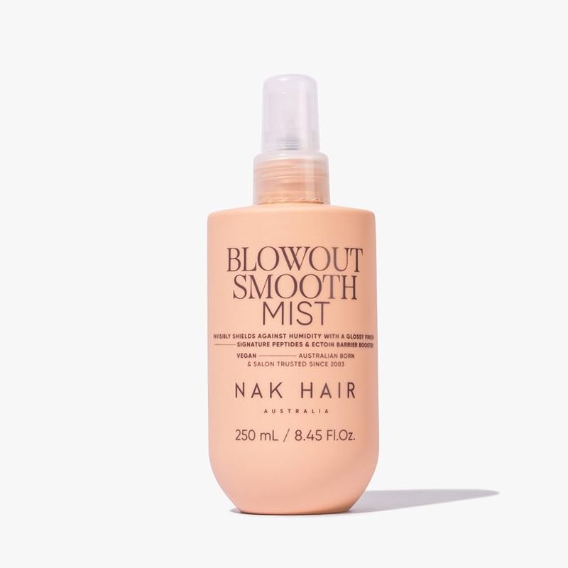 NAK Signature Blowout Mist | Heat Protectant Spray for All Hair Types - Anti-Frizz & Humidity Control, 250ml