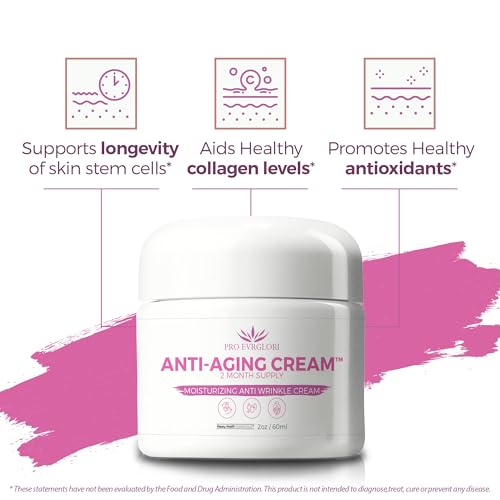 Pro Evrglori Anti Aging Cream - 2 Month - Our Best Anti Aging Cream for Women - Pro Everglori Skincare Anti Wrinkle Cream for Women - Pro Evrglori Anti Aging Skin Cream for Women - Skin Wrinkle Cream