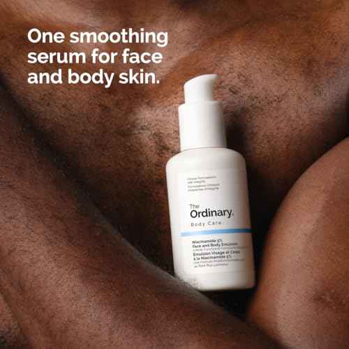The Ordinary Niacinamide 5% Face and Body Emulsion, Dark Spot & Skin Tone Corrector, 3.4 Fl Oz