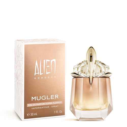 Mugler - Alien Goddess Supraflorale - Eau de Parfum - Floral Ambery Womens Perfume - With Cactus Flower, Jasmine & Everlasting Flower Accords - 1.0 Fl Oz