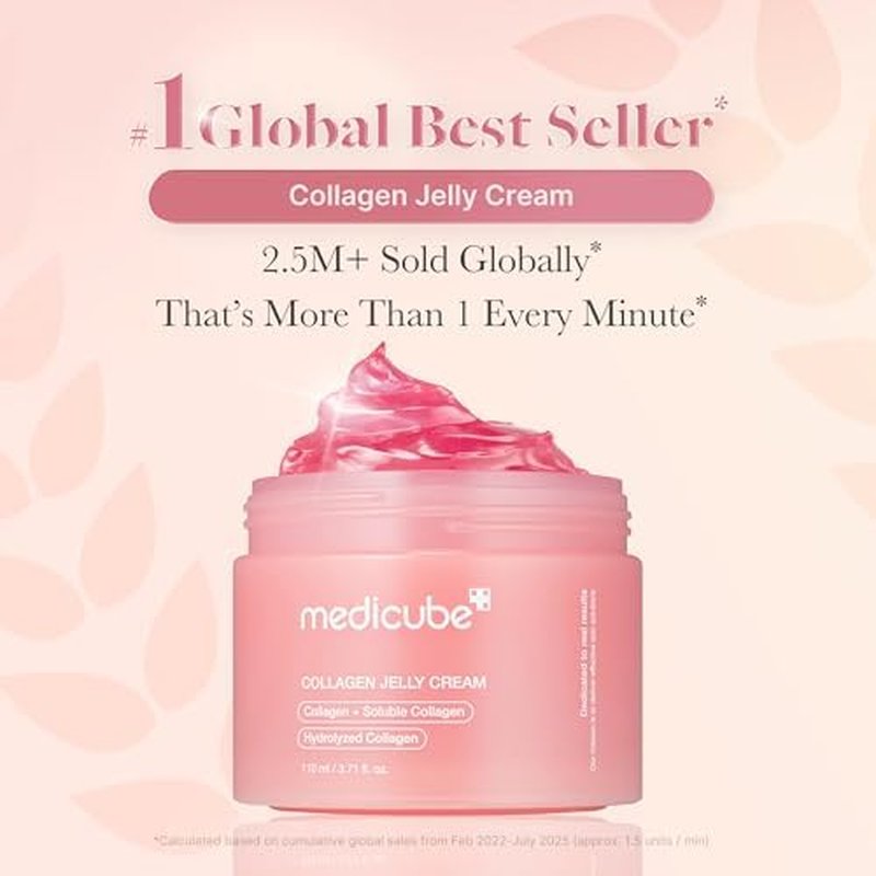 medicube Affordable Value Trio for Pore & Texture Care: Zero Pore Pads 2.0 and Zero Exosome Shot 7,500 PPM Spicule Facial Serum and Collagen Jelly Cream (110ml) | Korean Skincare, Gifts for Women