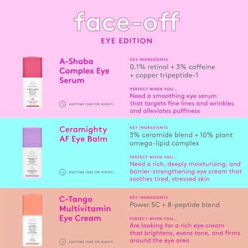 Drunk Elephant A-Shaba Complex Eye Serum - .1% Retinol Eye Cream - Clean Clinical Skincare