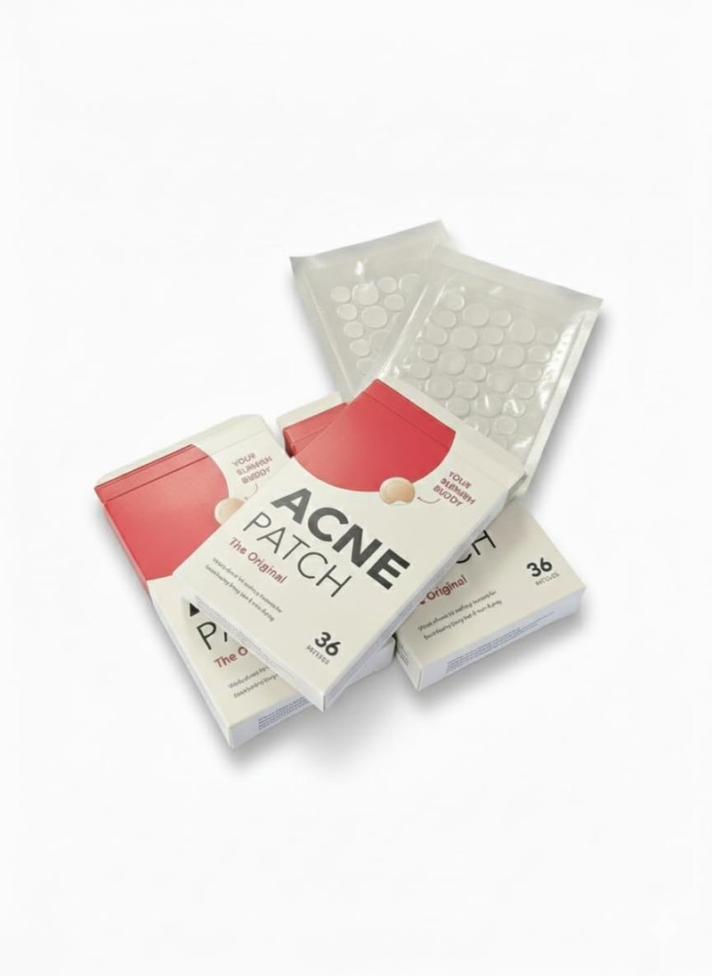 Acne Patch The Original Hydrocolloid Pimple Patches, Invisible Blemish Spot Treatment for Face and Body, Fast-Acting Overnight Healing, Drug-Free and Vegan, 36 Count, 3-Pack (108 Total)