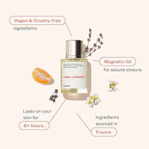 Dossier - Floral Lavender - Eau de Parfum - Inspired by YL's Libre - Perfume Luxury - Pure Infused - Paraben-Free - Vegan - For Women - Fragrance 1.7 Fl oz (Spray 50ml)