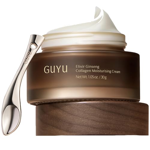 Collagen Face Cream with Rare Ginseng Anti-Aging Peptides Face Moisturizer | Vitamin E, Hyaluronic Acid, Plant-Based Retinol, Squalane, Ceremide | for Firming, Reducing Wrinkle (1 oz/30g)