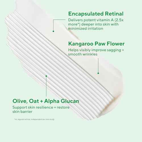 Murad Retinal ReSculpt Overnight Treatment - Advanced Face and Neck Serum with Encapsulated Retinal, Kangaroo Paw, Olive, & Oat Smooths Deep Wrinkles and Crepey Skin, & Lifts Sagging Skin
