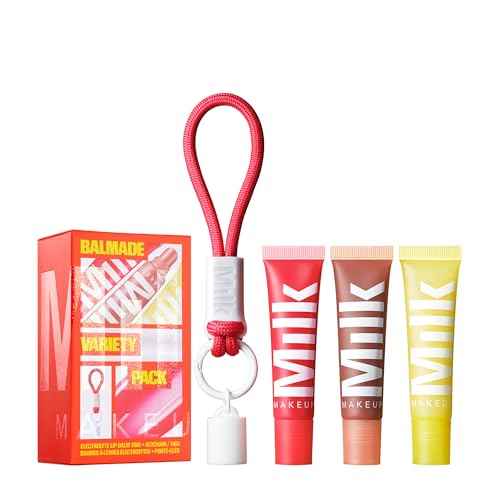 Milk Makeup Balmade Electrolyte Lip Balm ? Hydrating, Sheer Gloss Nourishes + Replenishes Moisture ? Clean, Vegan Formula with High-Shine Finish