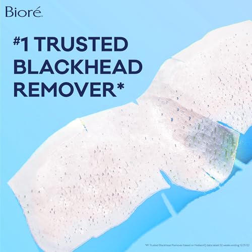 Bior? Original Blackhead Remover Strips, Deep Cleansing Nose Strips With Instant Pore Unclogging, Features C-Bond Technology, Oil-Free, Non-Comedogenic Use, 14 Count, Pack of 4