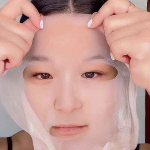 Leaders Insolution Aquaringer Skin Clinic Mask | Intense Hydration Treatment Mask with Swiss Glacial Water & Power Peptides | Moisturizing & Firming for Dry Skin, Fine Lines (5 Sheets)
