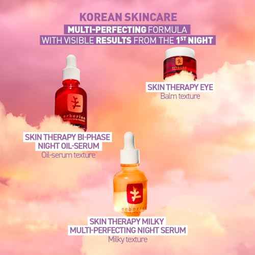 Erborian Skin Therapy Eye Cream, Multi-Perfecting Anti-Aging, Illuminates, De-Puffs, Firms, Hydrates With Caffiene, Lightweight, Korean Skincare, 15mL