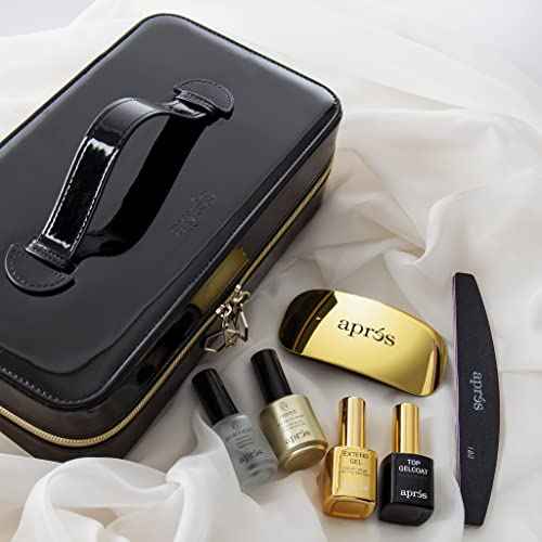 Apres Nail Gel-X Nail Extension Kit & Natural Round Short Box of Tips | Bundle Set | 500 Gel-X Tips | Premium Quality | 10 Sizes 0-9 | No Size 00 Included | 2022 Version