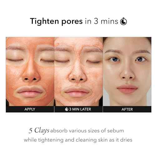 APRILSKIN Carrotene IPMP 3-Min Quick Dry Pore Caring Clay Mask | Kaolin & Zinc PCA | Reduces Pores & Sebum | Cooling Effect | Vegan | Gentle Exfoliation | Korean Skin Care | 100g 3.52 oz.