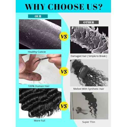 12A #27 Honey Blonde Human Braiding Hair for Boho Braids 3 Bundles 24 Inch 100g Deep Wave Braiding Hair for Bohemian Knotless Braids 100% Unprocessed Virgin Bulk Hair Extensions No Weft