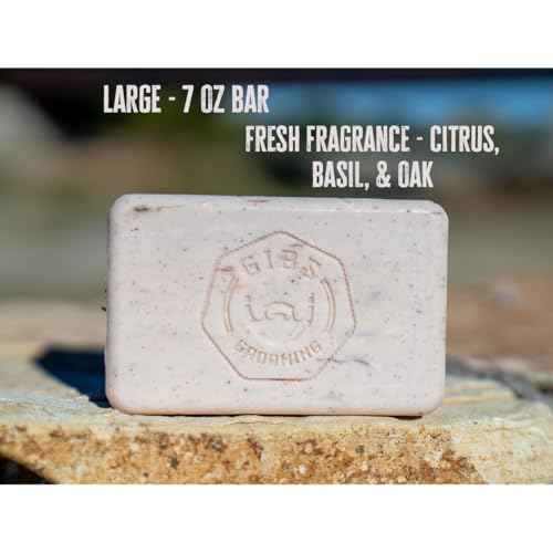 GIBS 7oz Bar Soaps, Long Lasting, Cleansing & Moisturizing