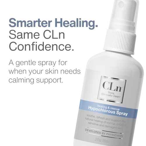 CLn¢ç Hypochlorous Spray - Daily Cleansing Spray to Manage Minor Skin Cuts and Lacerations Without Alcohol, Antibiotics, Steroids or Fragrance, 3 fl. oz.
